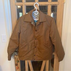 70s Boy's Vintage Avon Sportswear Brown Puffer Jacket